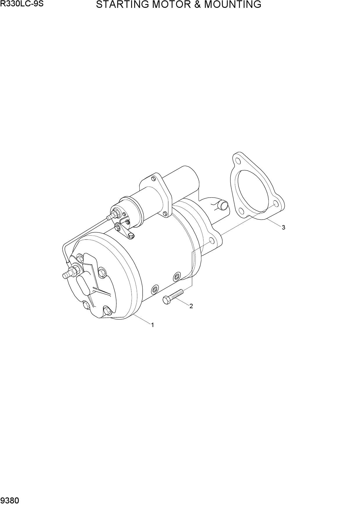 STARTING MOTOR & MOUNTING