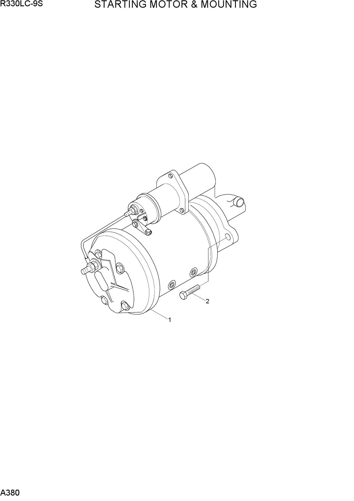 STARTING MOTOR & MOUNTING