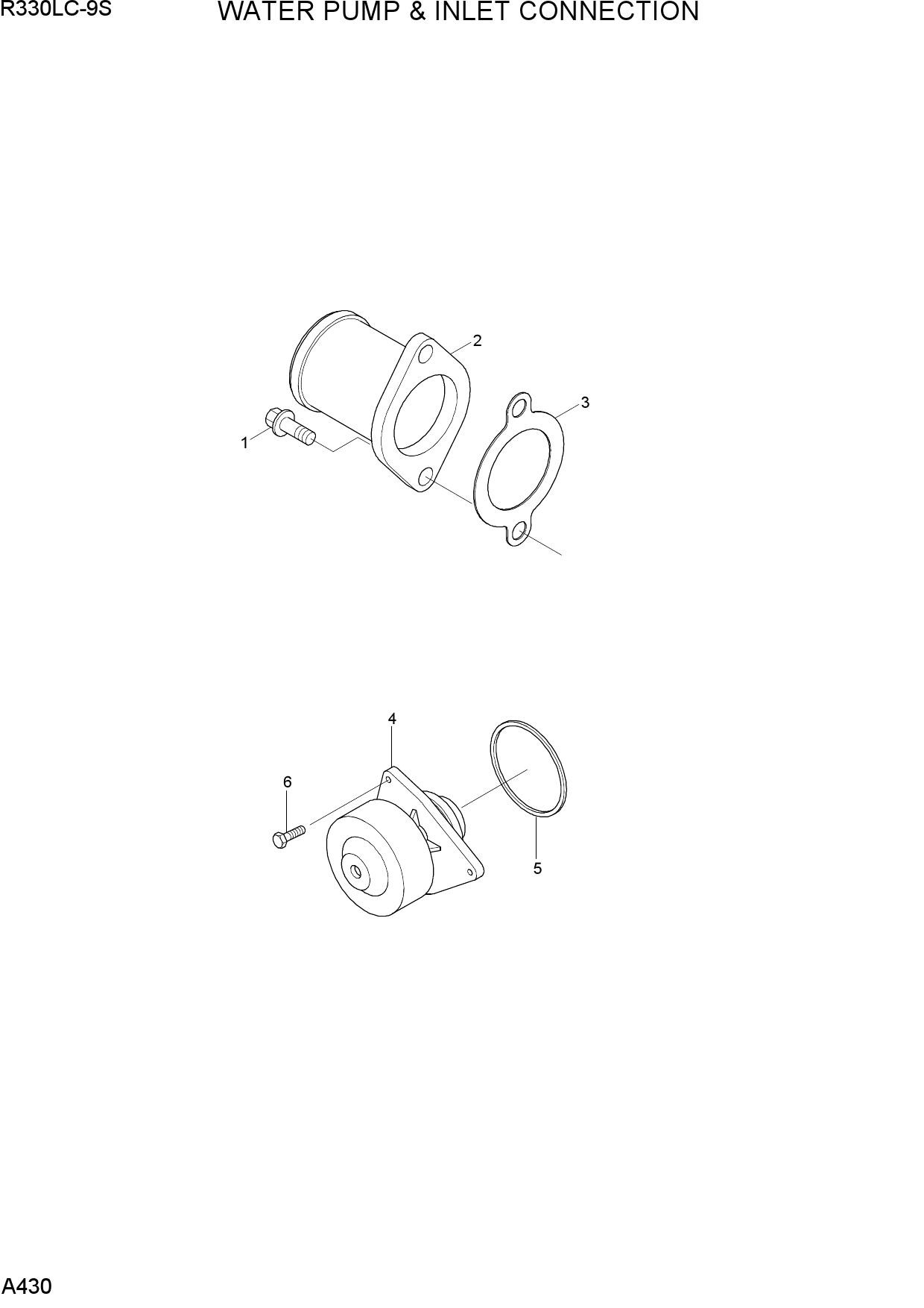 WATER PUMP & INLET CONNECTION