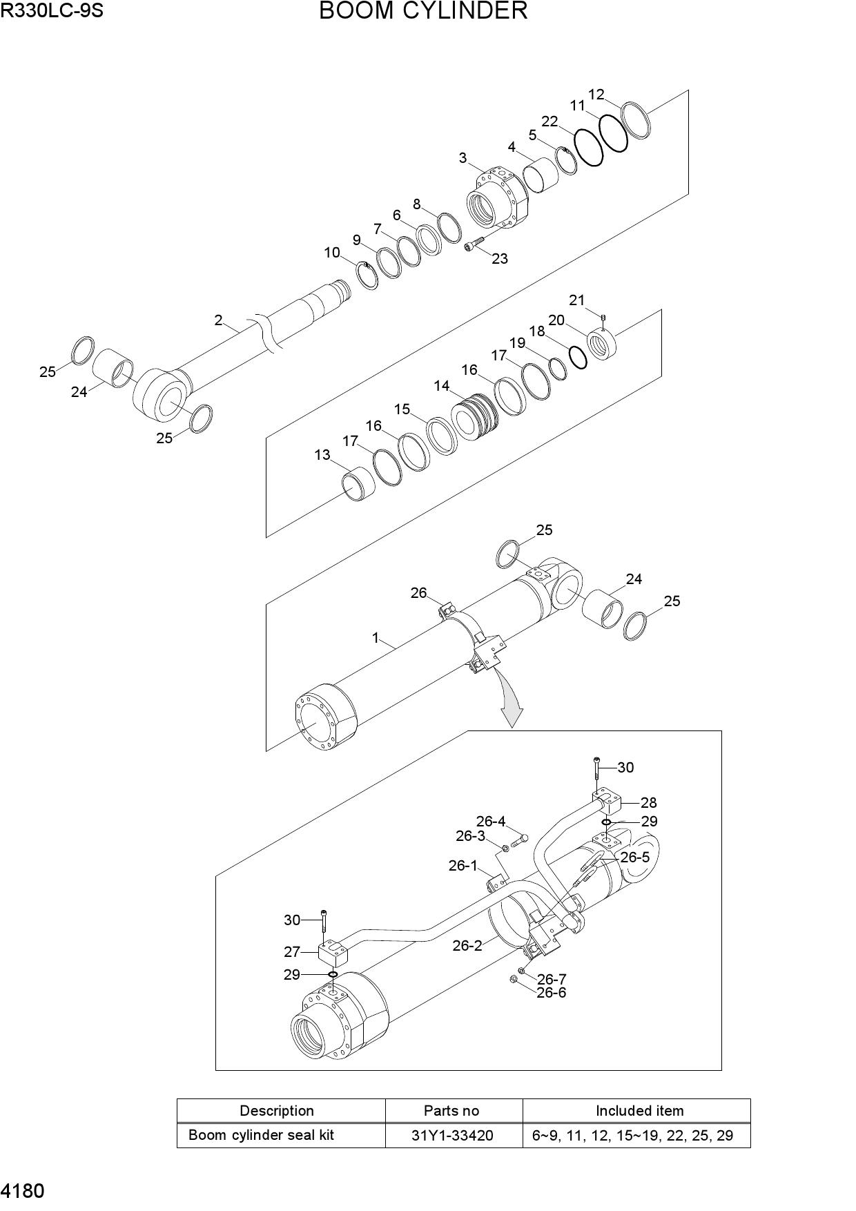 BOOM CYLINDER