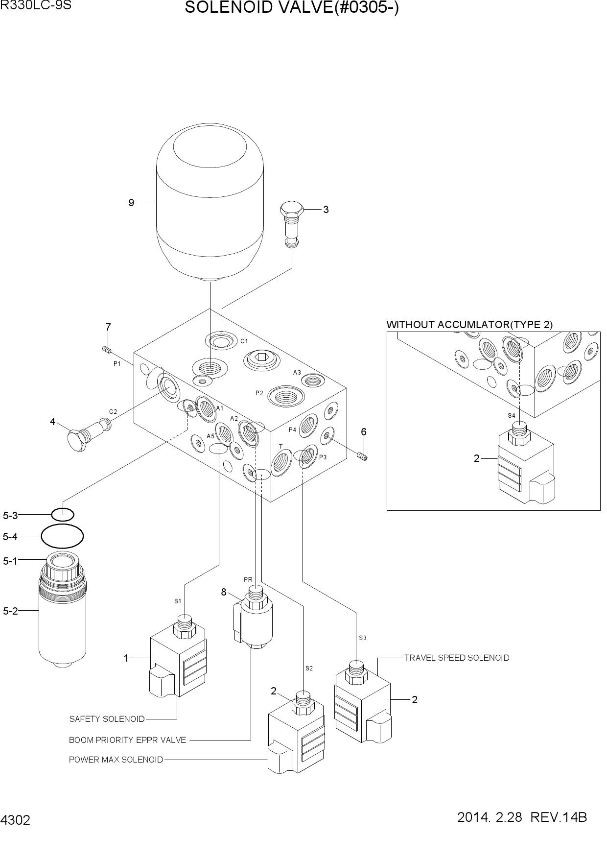 SOLENOID VALVE(#0305-)