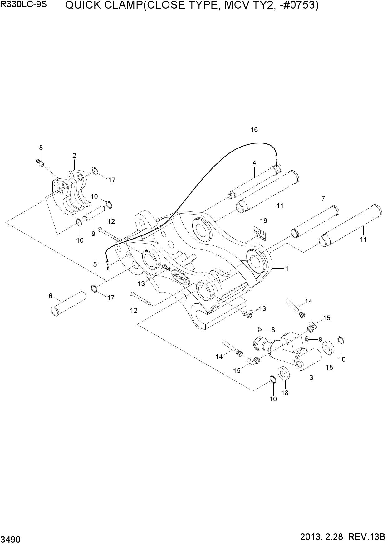 QUICK CLAMP(CLOSE TYPE, MCV TY 2,-#0753)