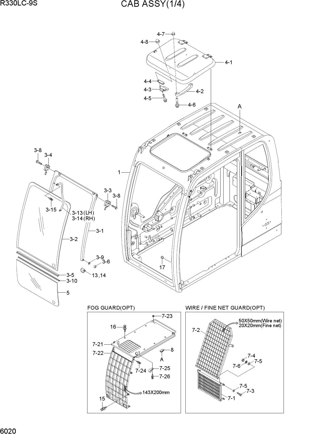 CAB ASSY(1/4)