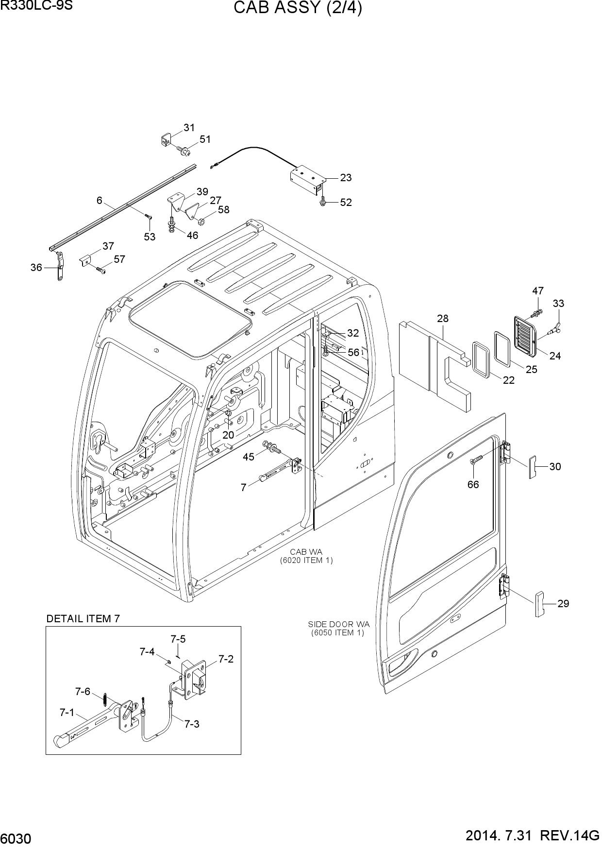 CAB ASSY(2/4)