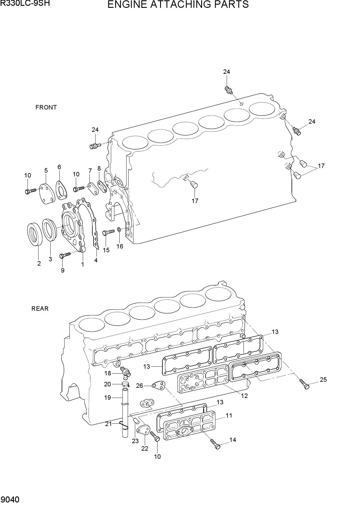 ENGINE ATTACHING PARTS