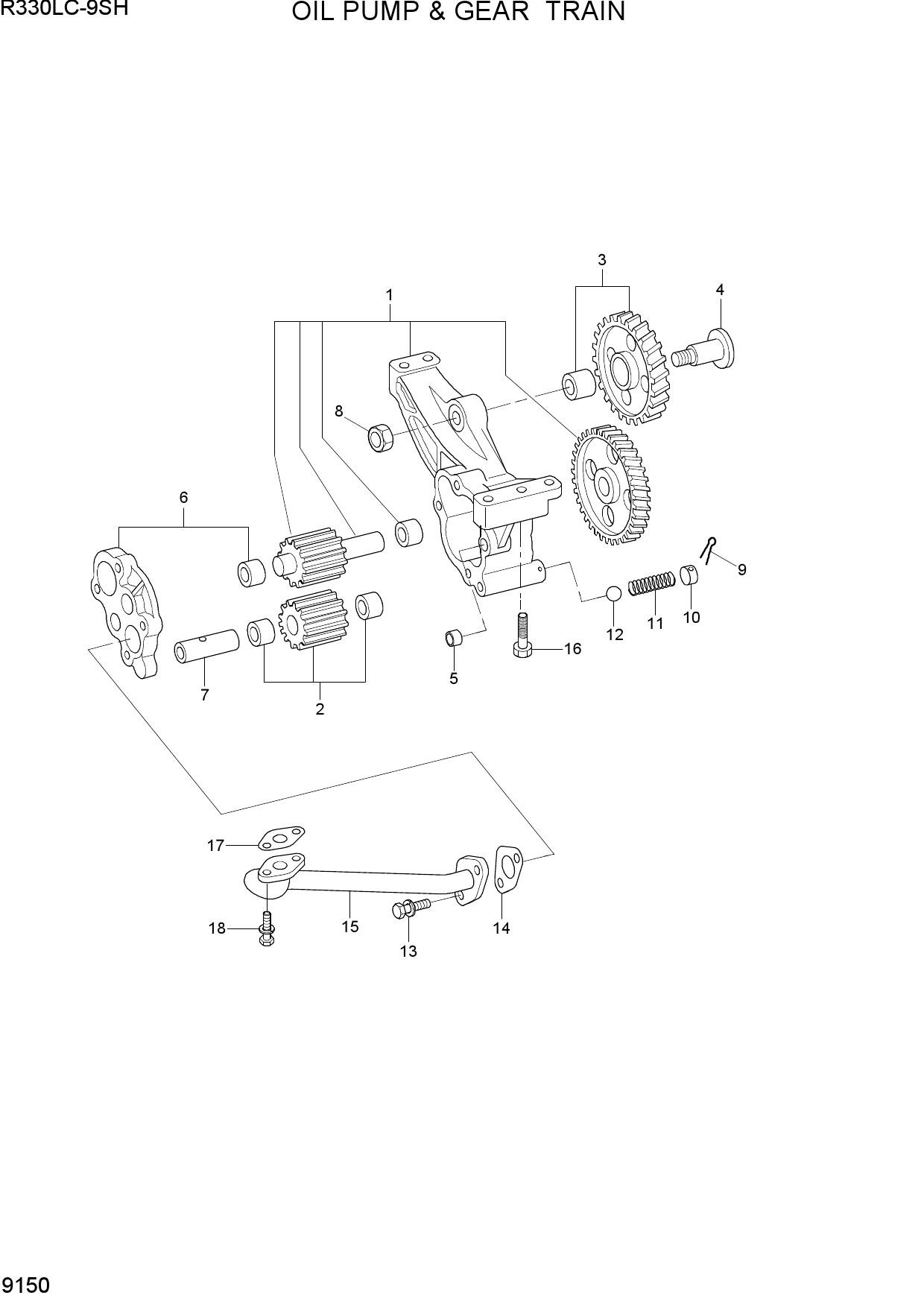 OIL PUMP & GEAR TRAIN