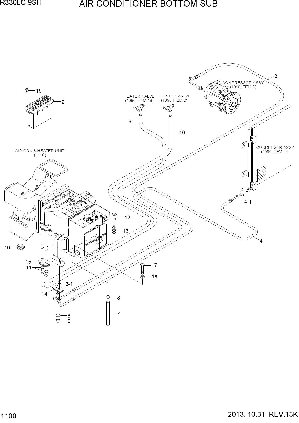 AIR CONDITIONER BOTTOM SUB