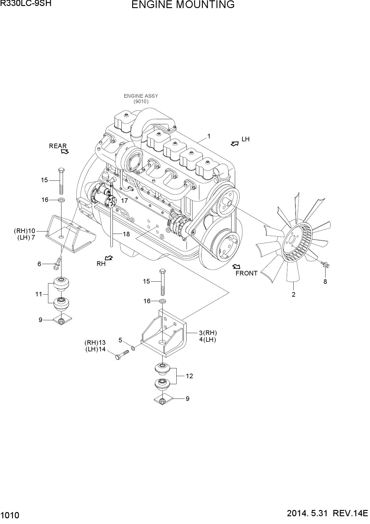 ENGINE MOUNTING