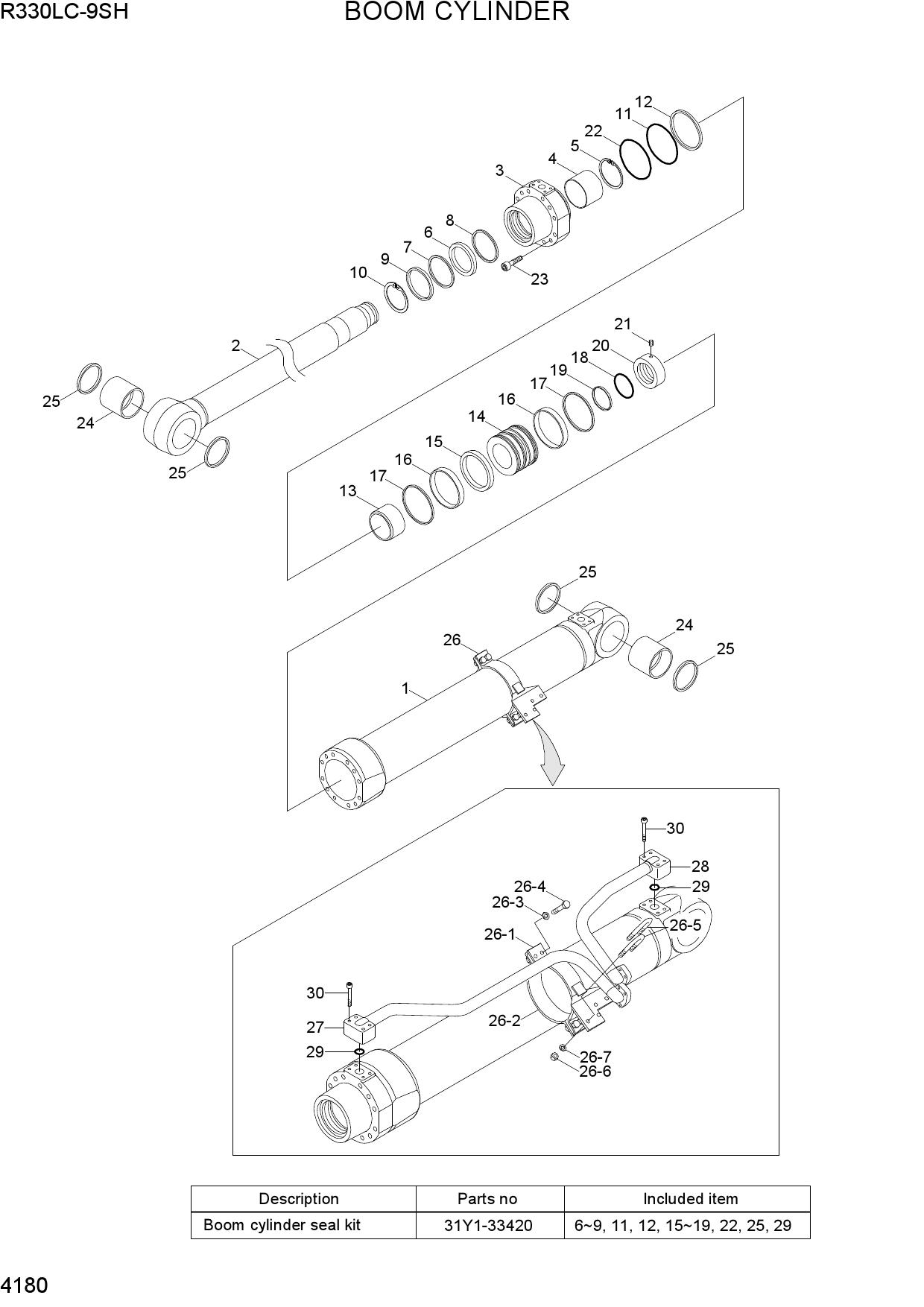 BOOM CYLINDER