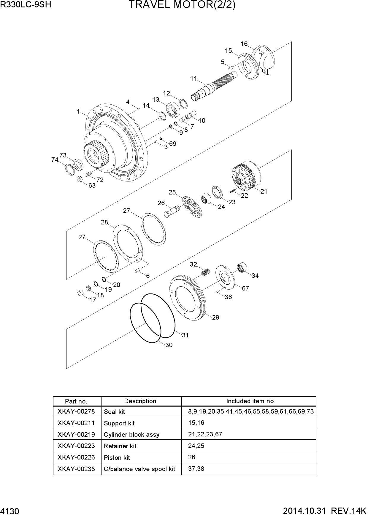 TRAVEL MOTOR(2/2)