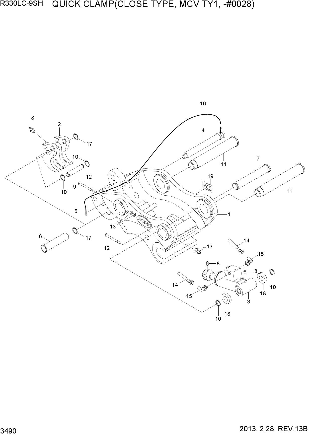 QUICK CLAMP(CLOSE TYPE, MCV TY 2,-#0028)