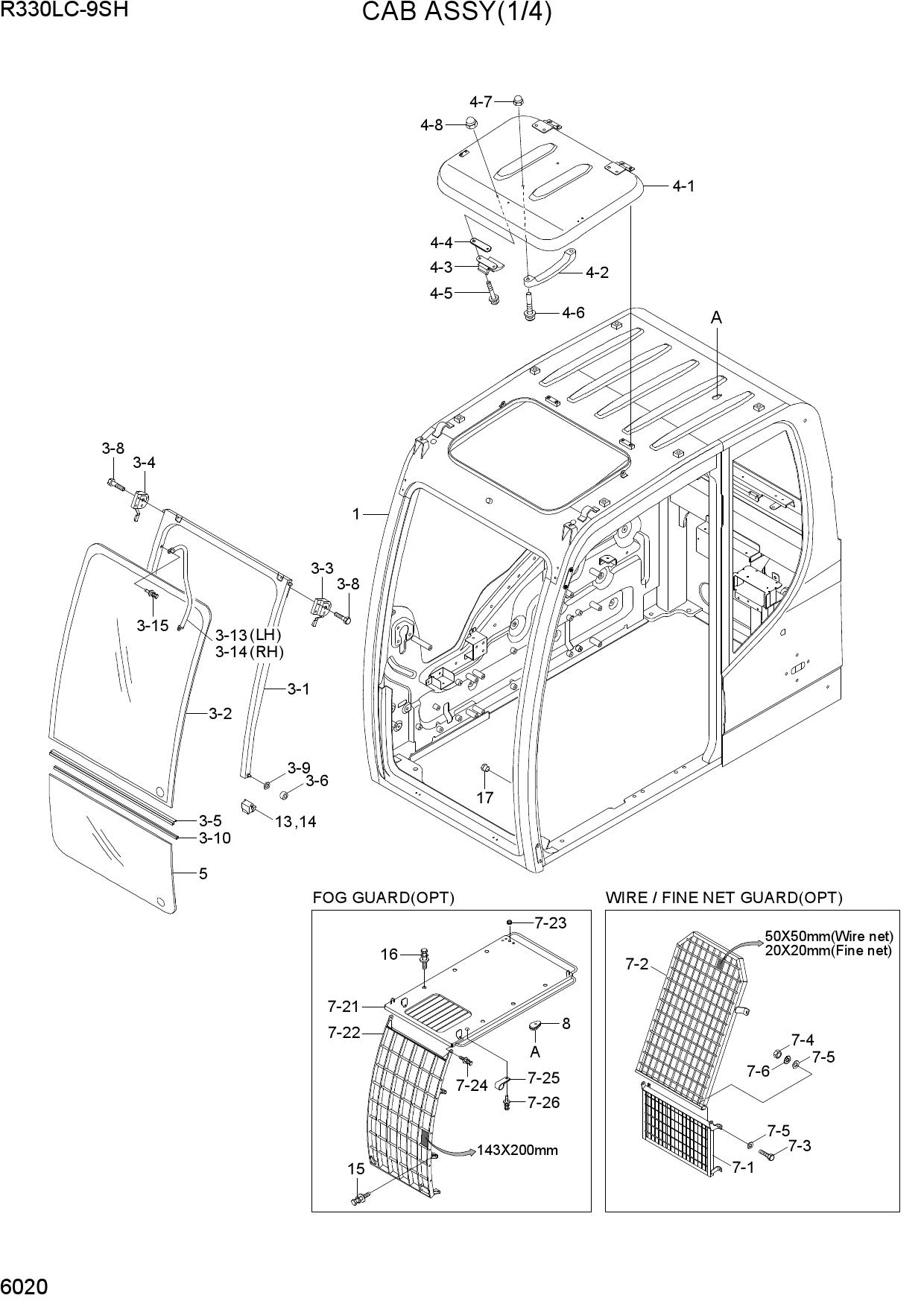 CAB ASSY(1/4)