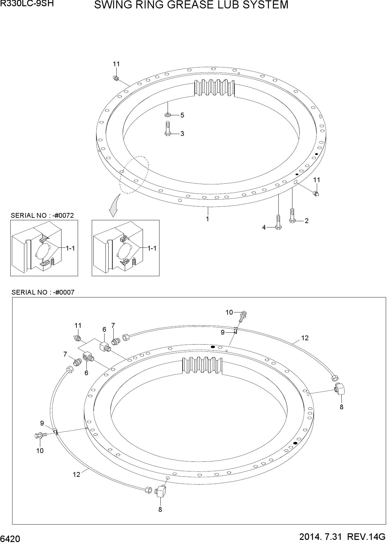 SWING RING GREASE LUB SYSTEM