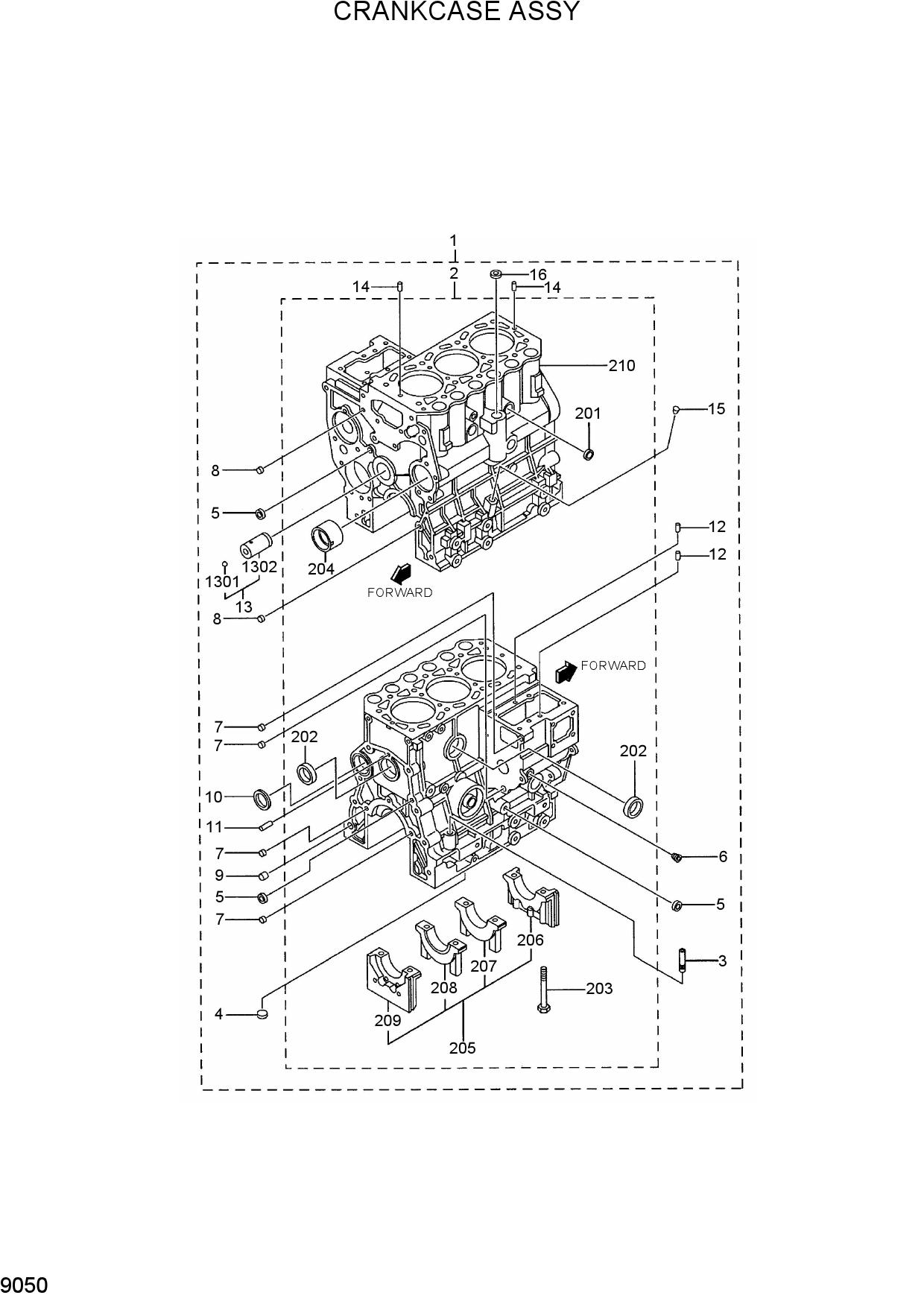 CRANKCASE ASSY