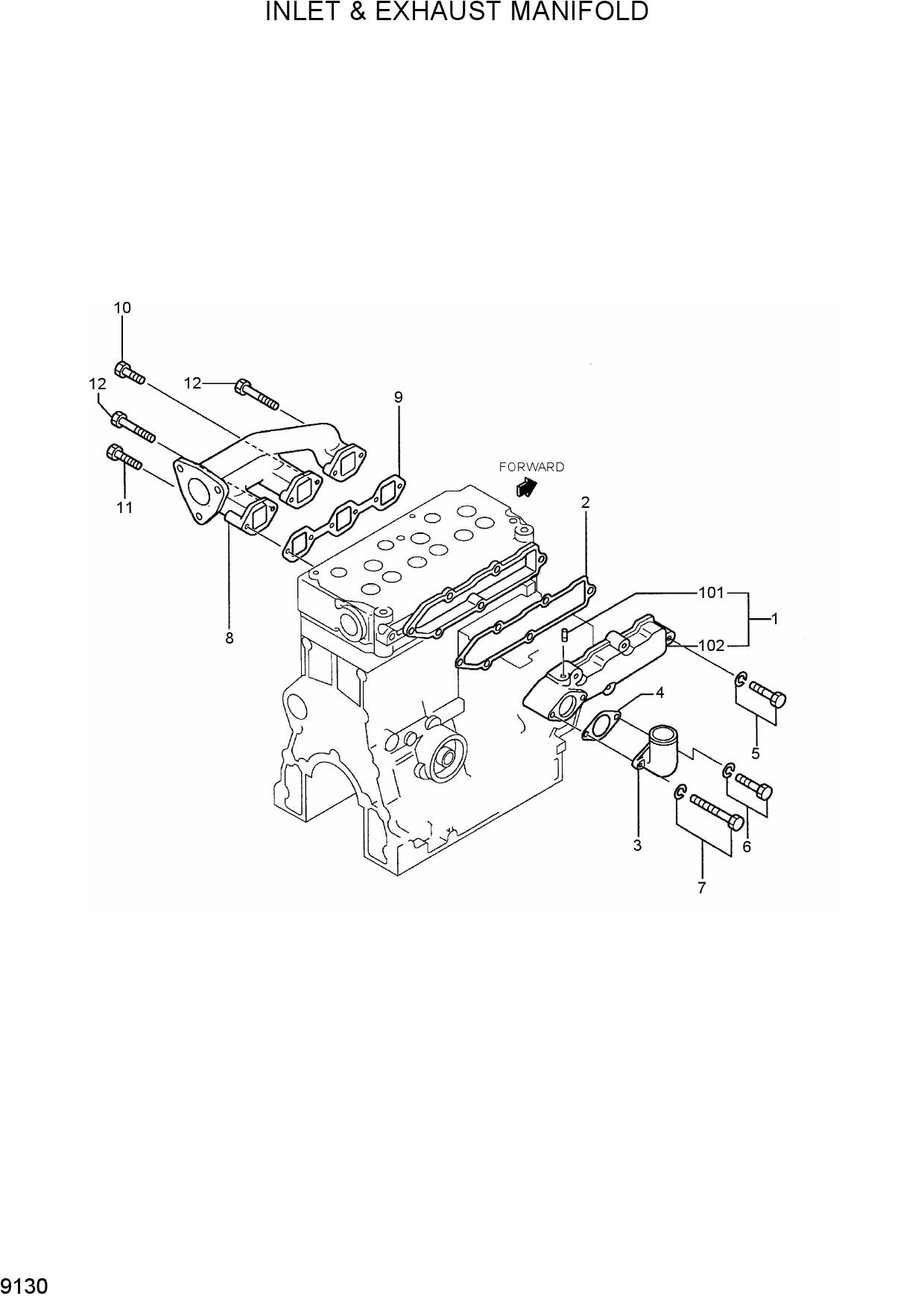 INLET & EXHAUST MANIFOLD