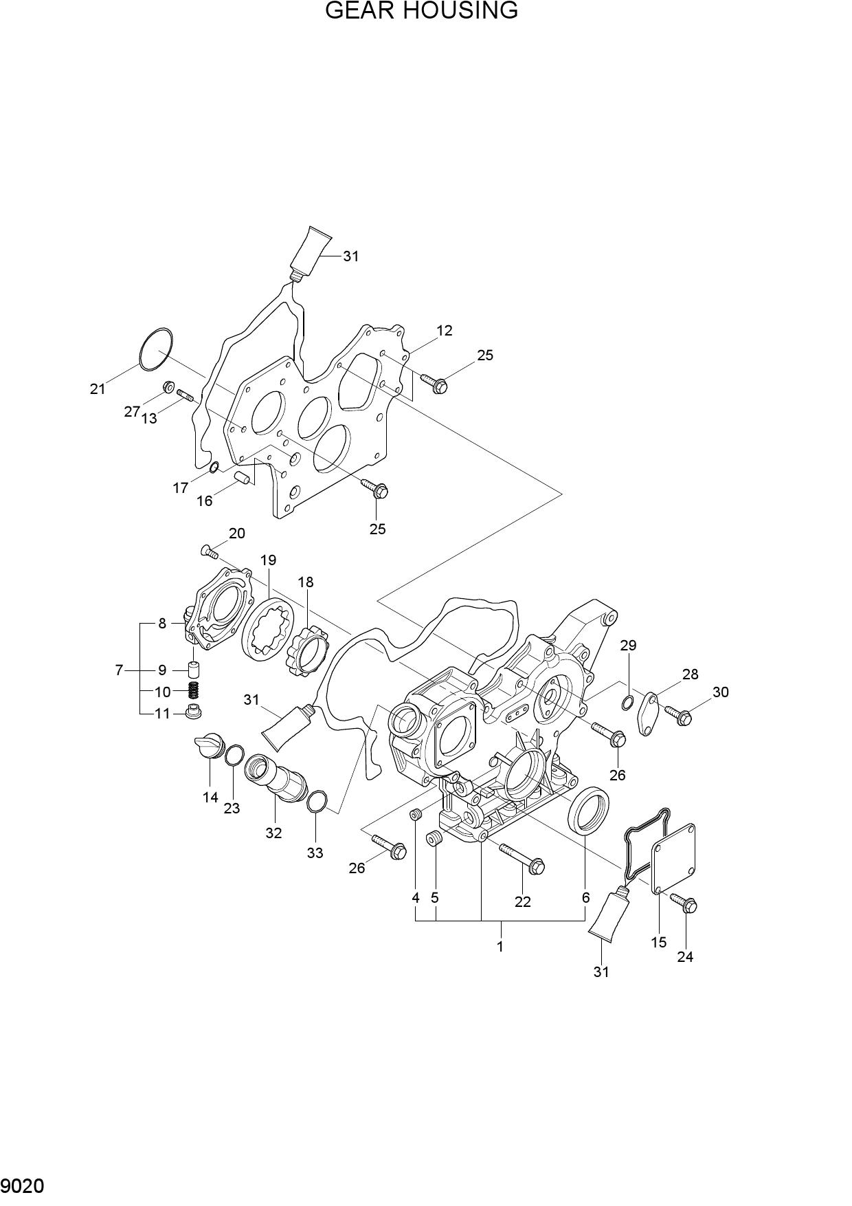 GEAR HOUSING