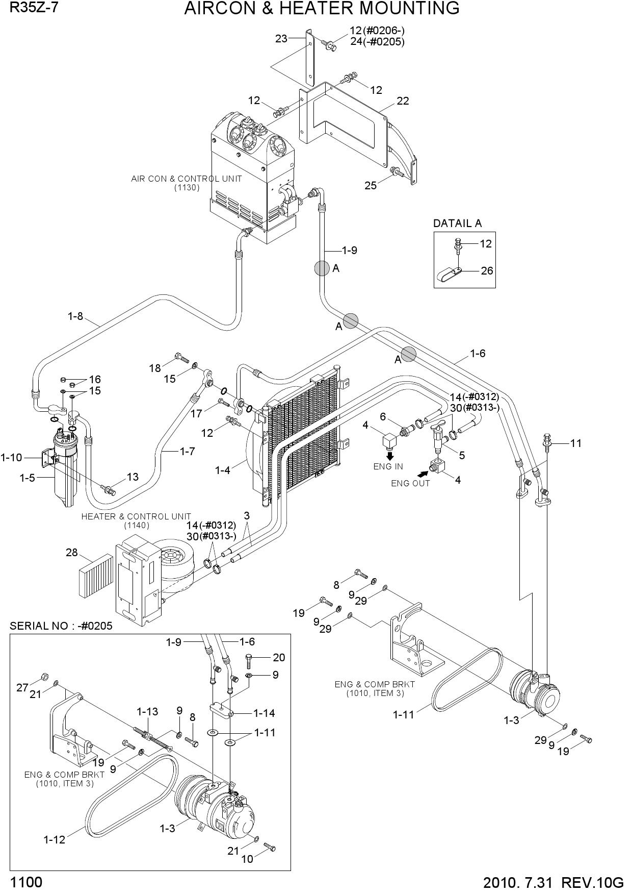 AIR CONDITIONER & HEATER MOUNING