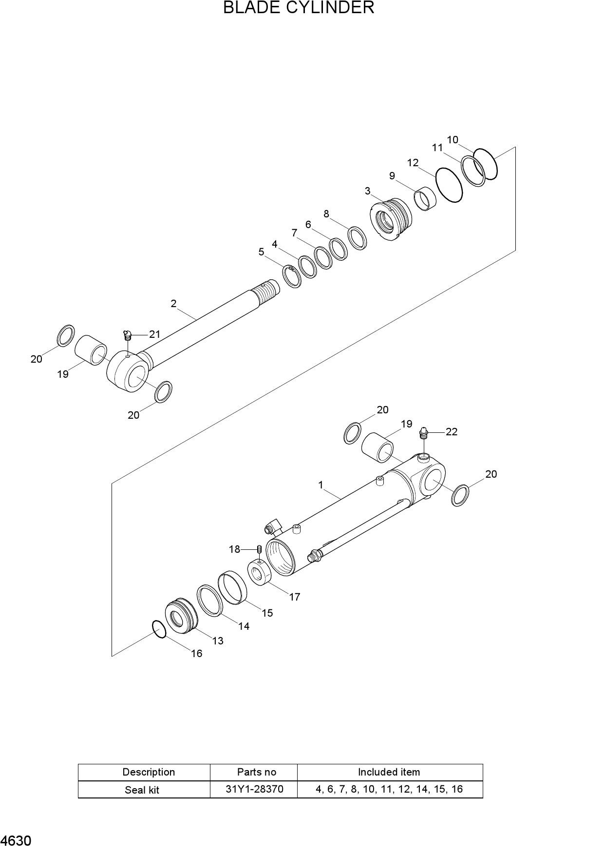 BLADE CYLINDER