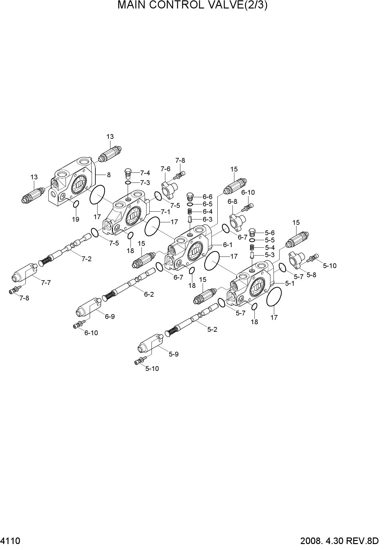 MAIN CONTROL VALVE(2/3)