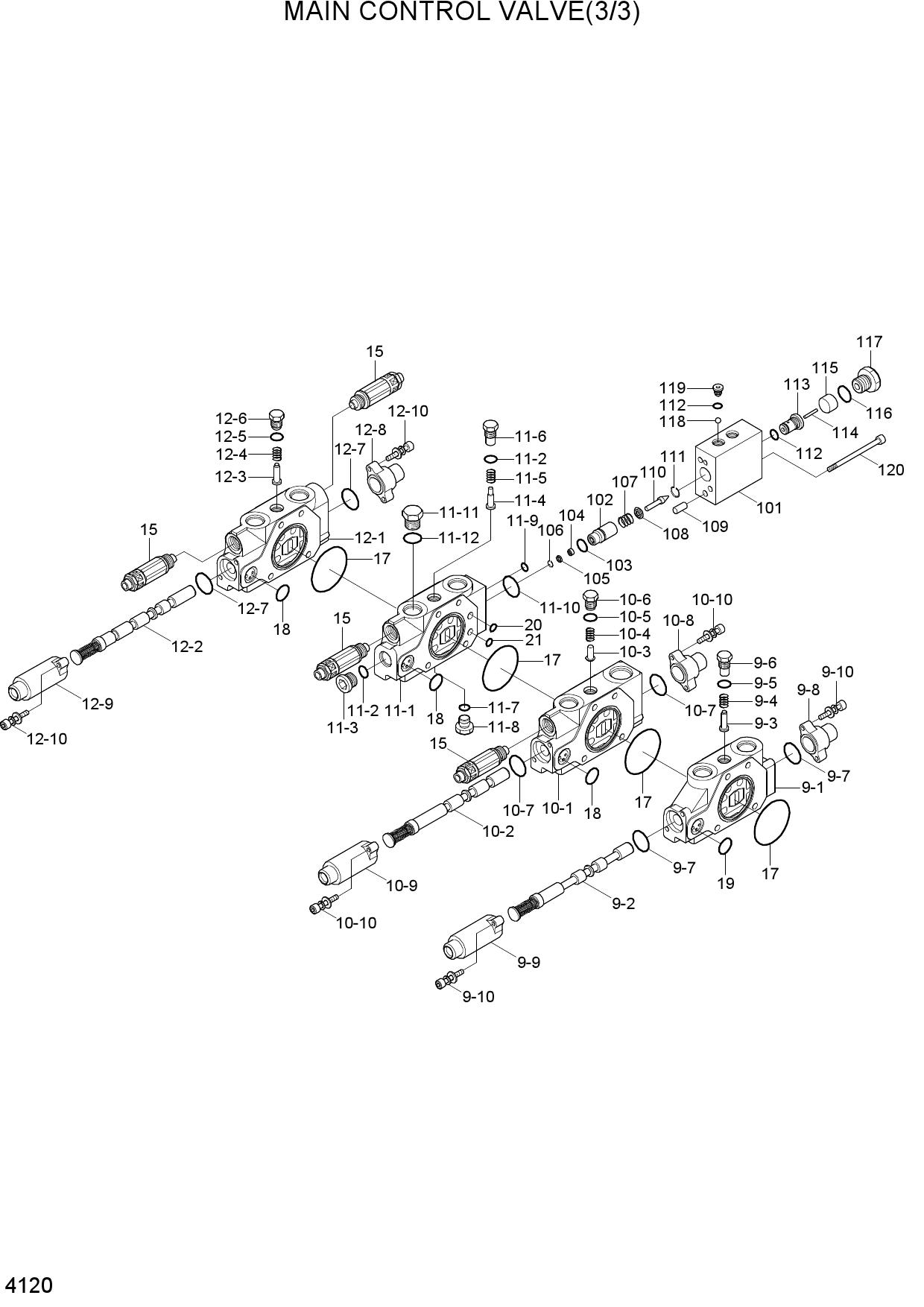 MAIN CONTROL VALVE(3/3)