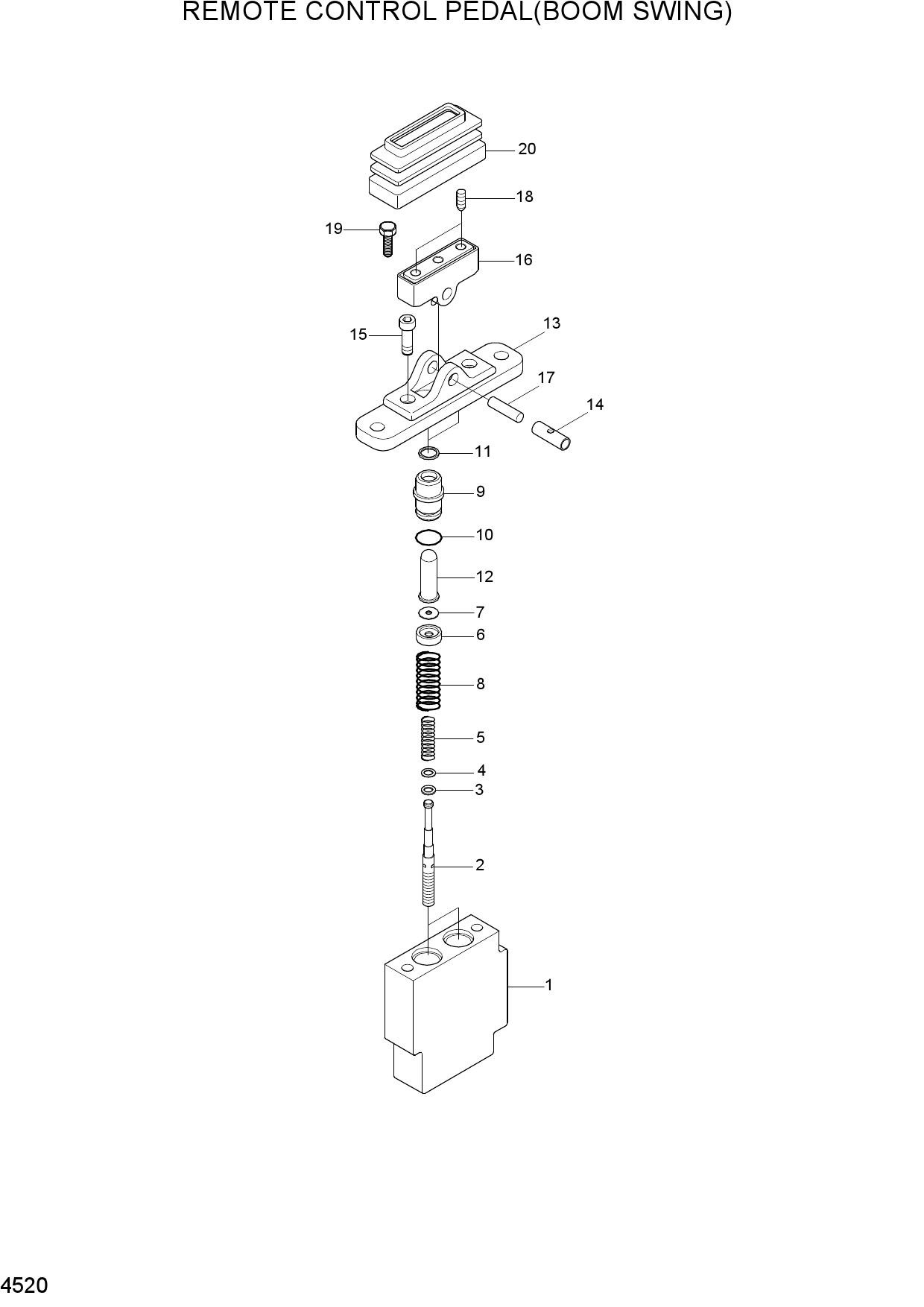 REMOTE CONTROL PEDAL(BOOM SWING)