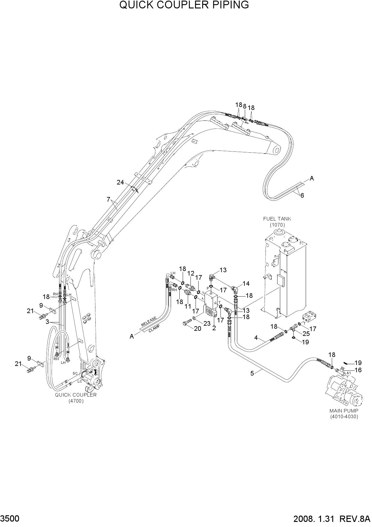QUICK CLAMP PIPING