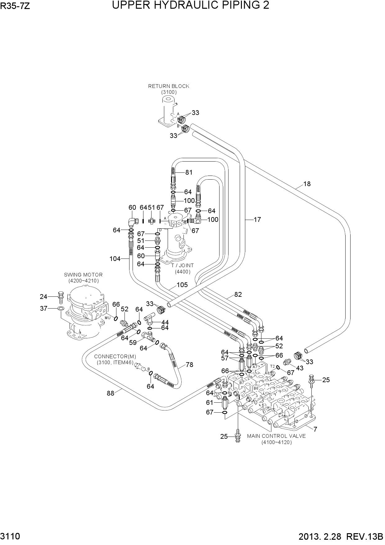 UPPER HYDRAULIC PIPING 2