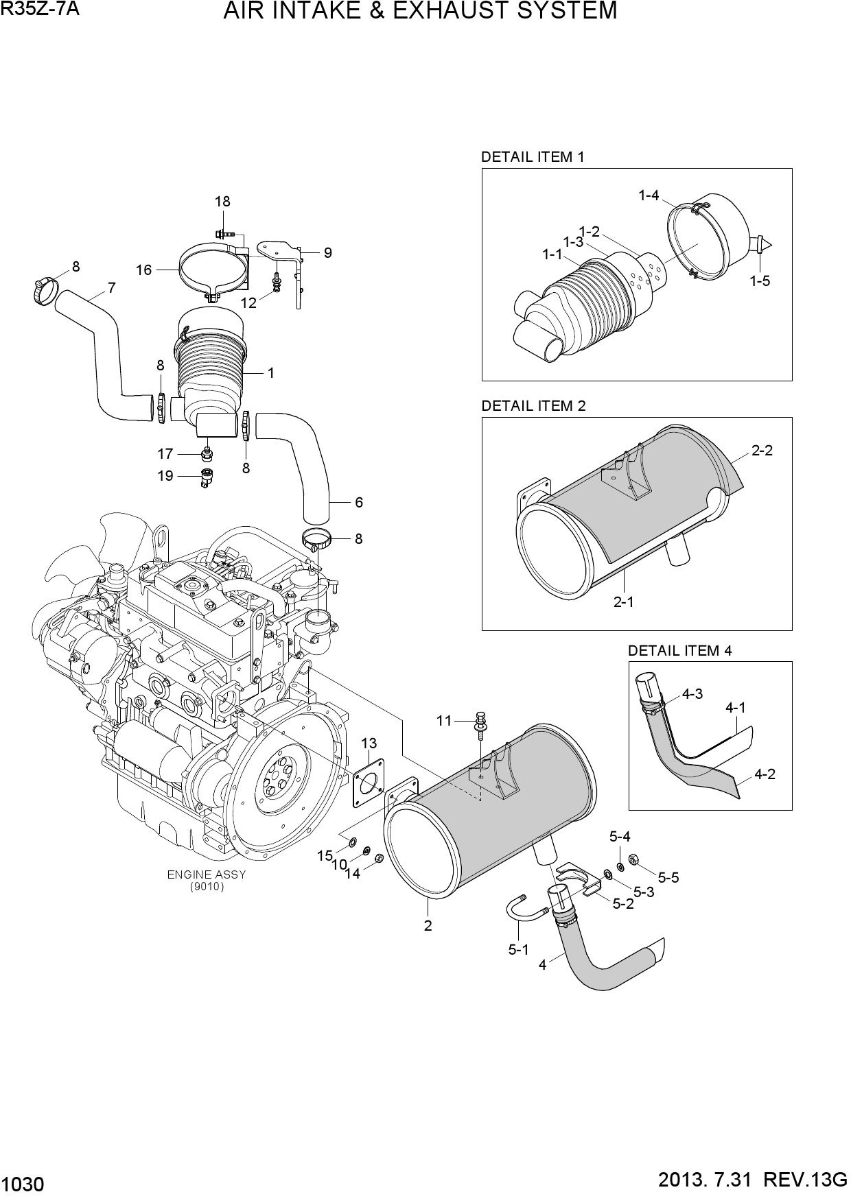 AIR INTAKE & EXHAUST SYSTEM