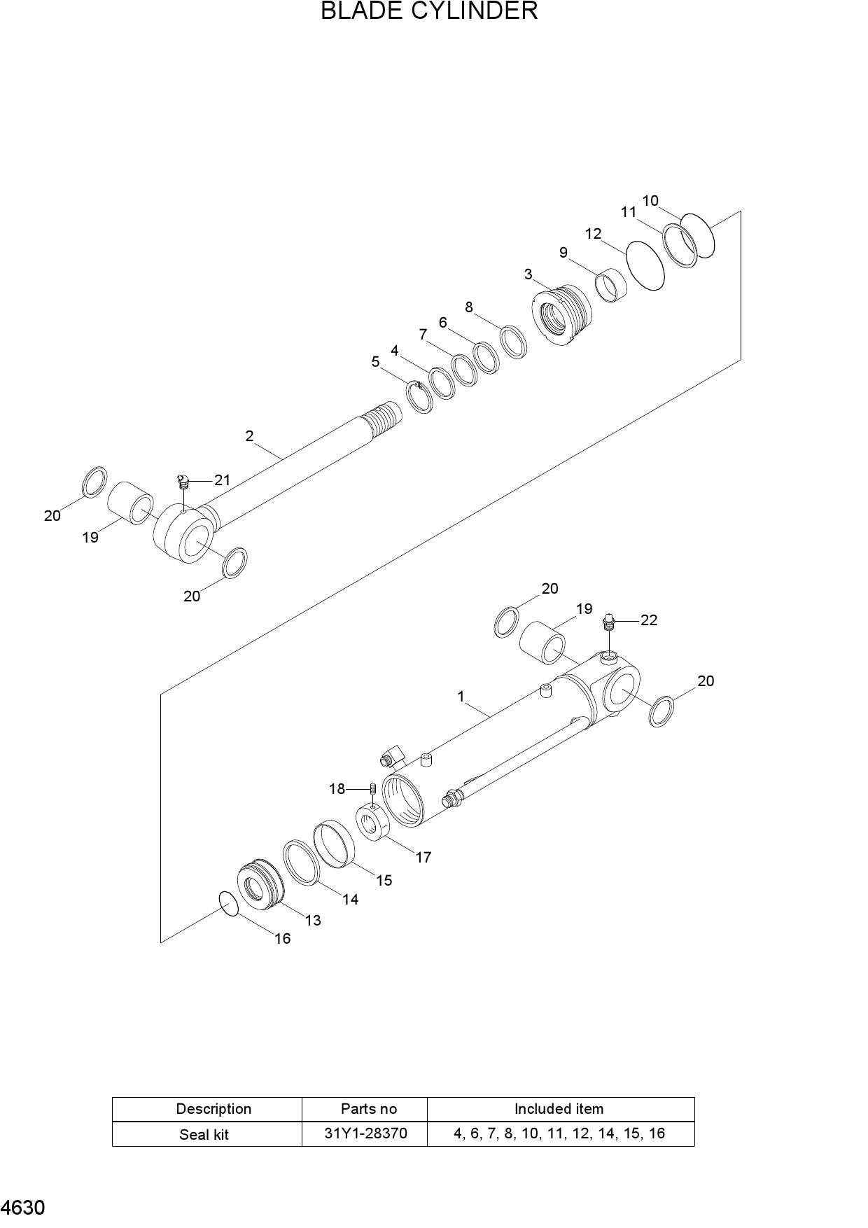 BLADE CYLINDER