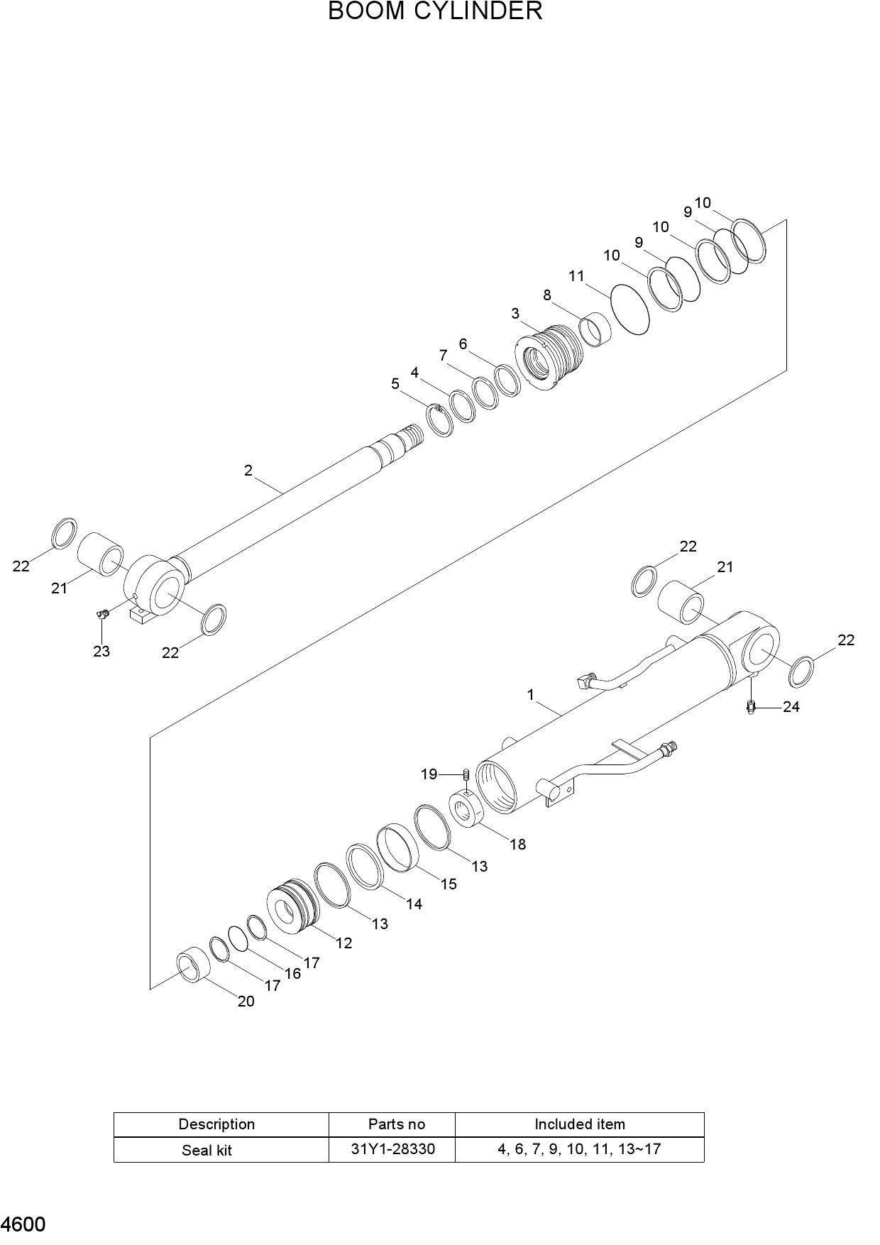 BOOM CYLINDER