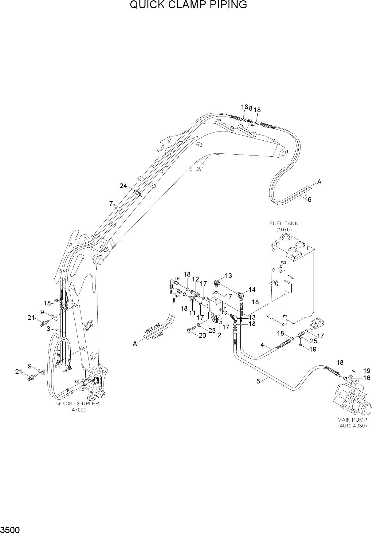 QUICK CLAMP PIPING