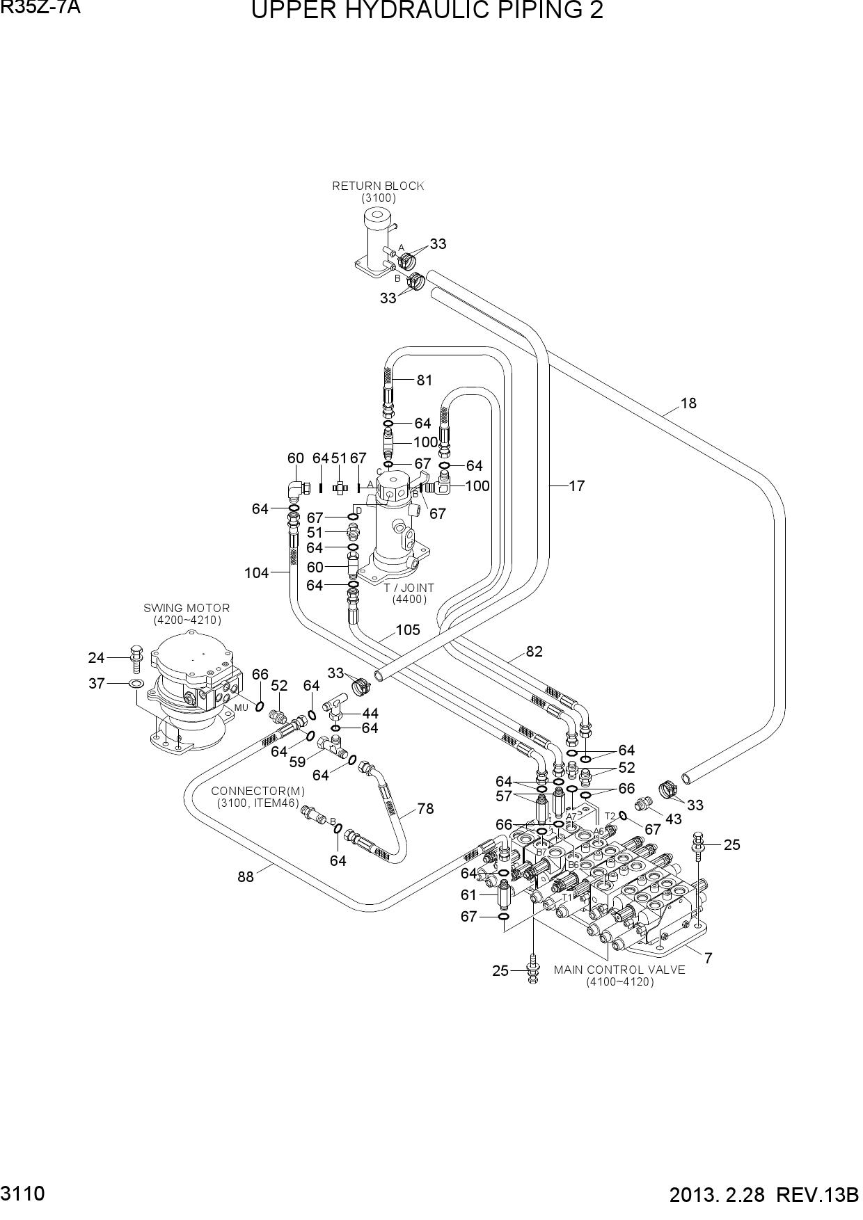 UPPER HYDRAULIC PIPING 2