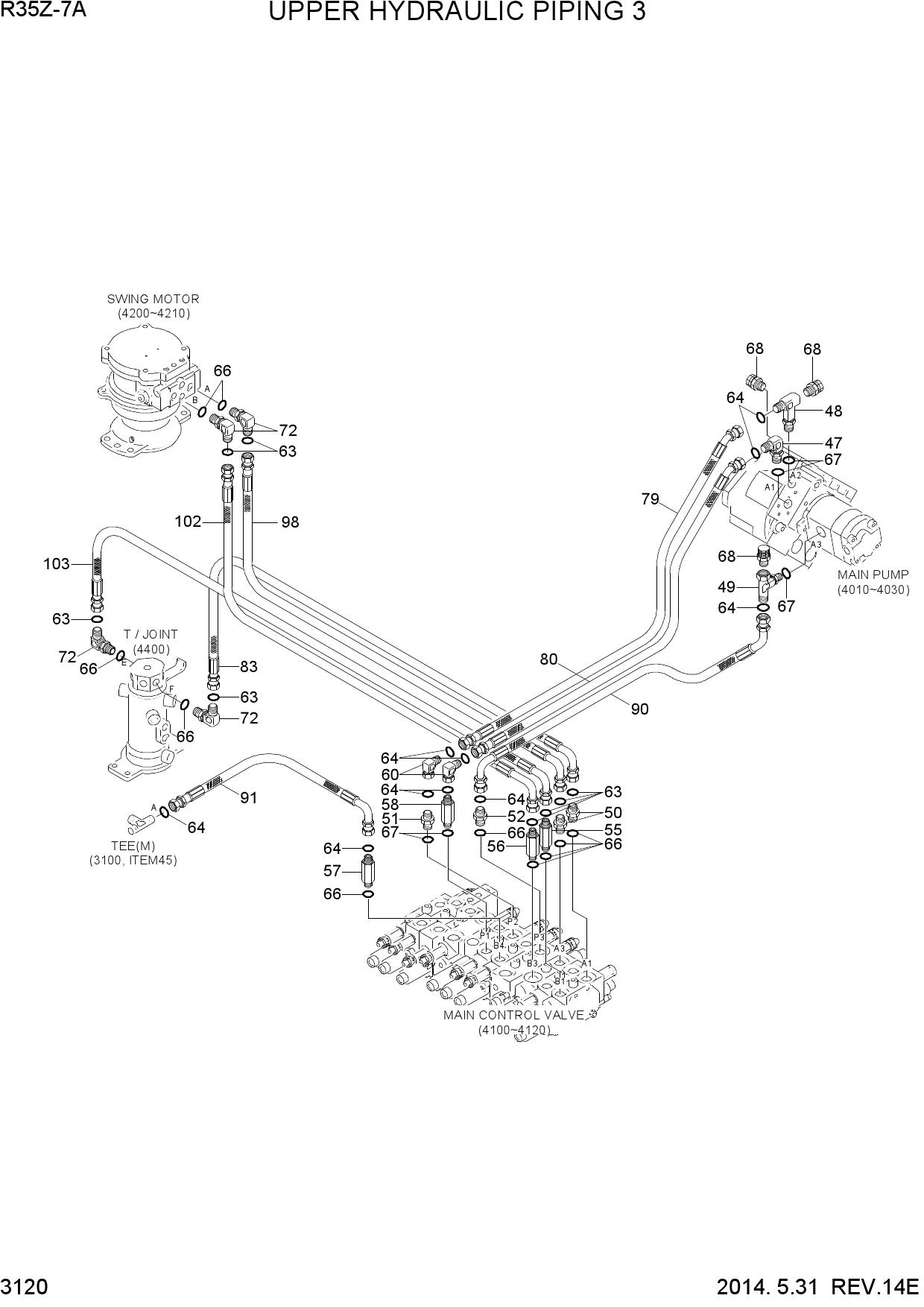 UPPER HYDRAULIC PIPING 3