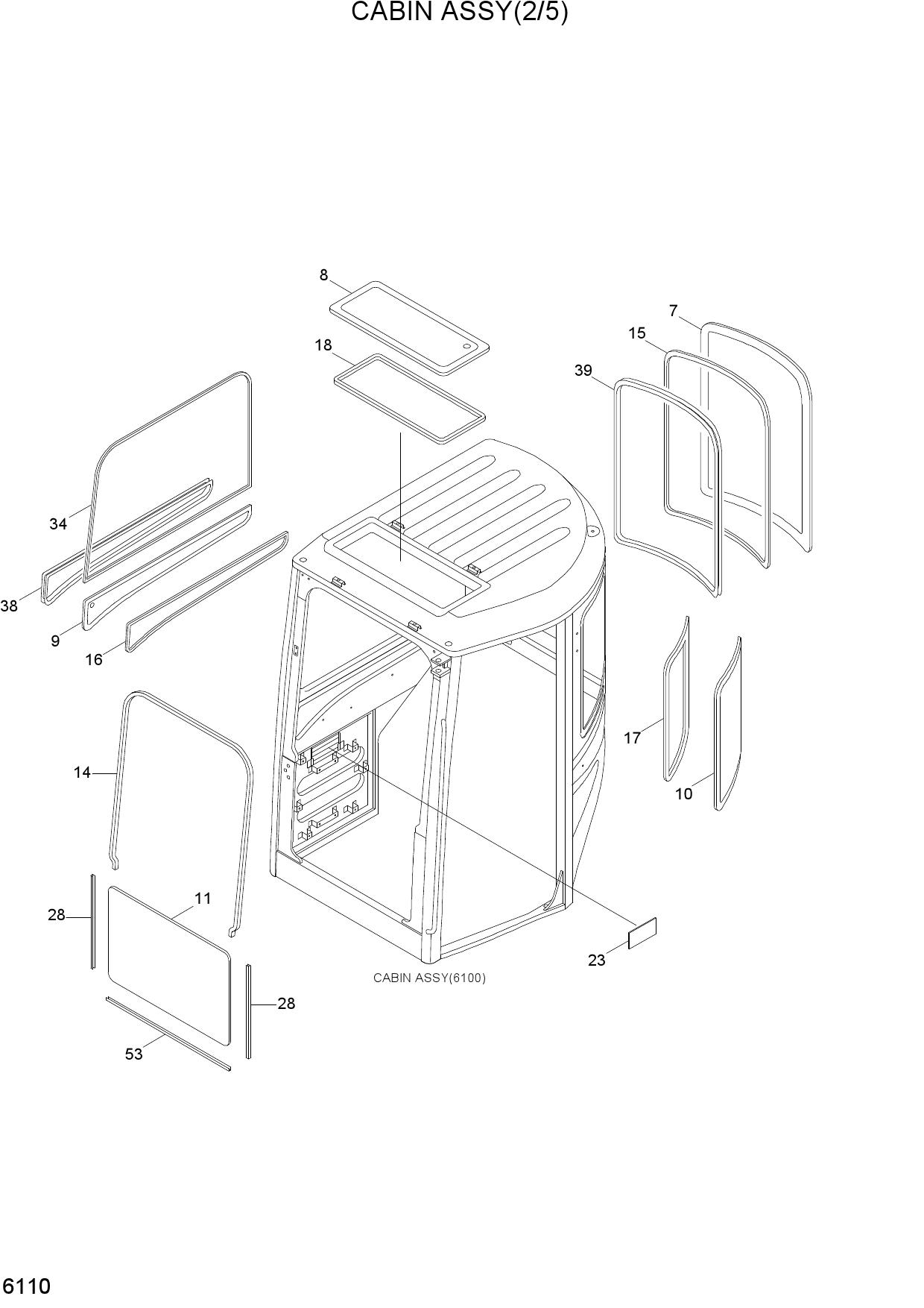 CABIN ASSY(2/5)