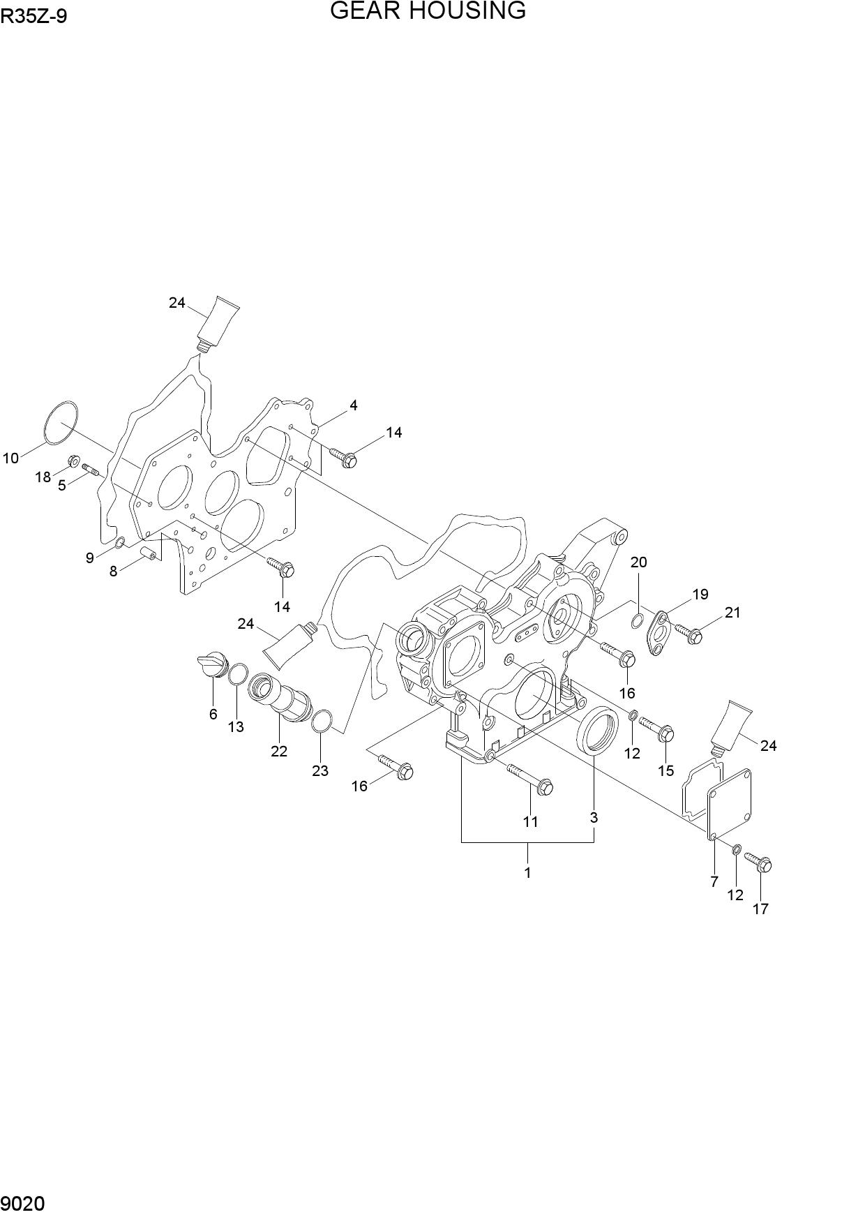 GEAR HOUSING