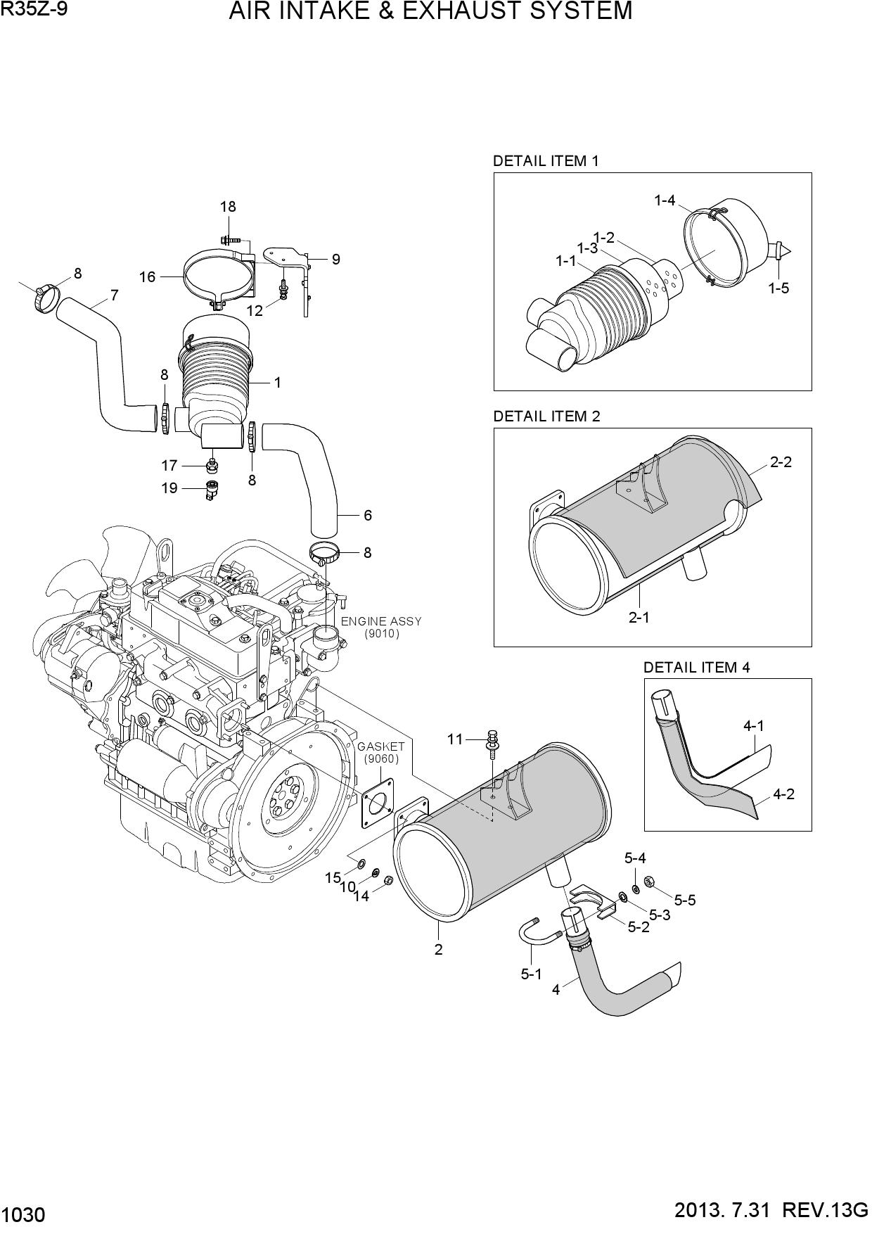 AIR INTAKE & EXHAUST SYSTEM