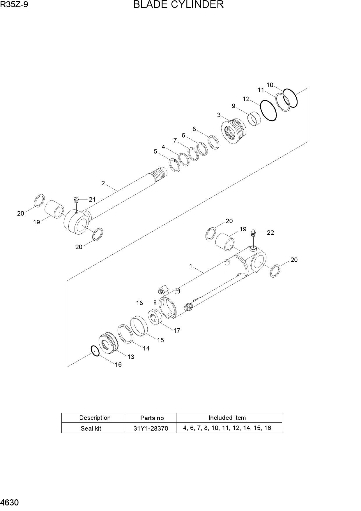 BLADE CYLINDER