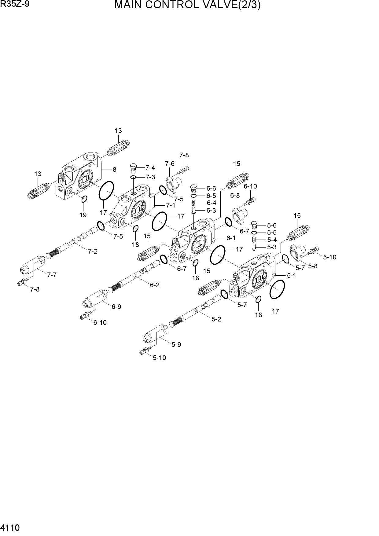 MAIN CONTROL VALVE(2/3)