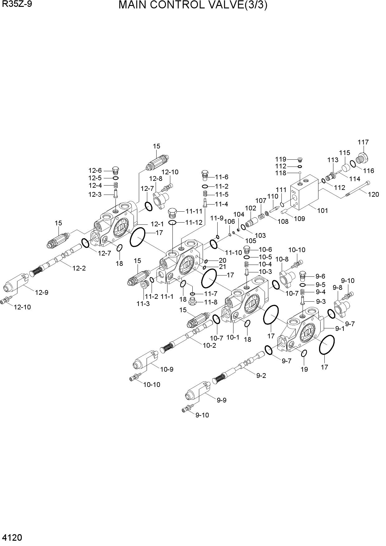 MAIN CONTROL VALVE(3/3)