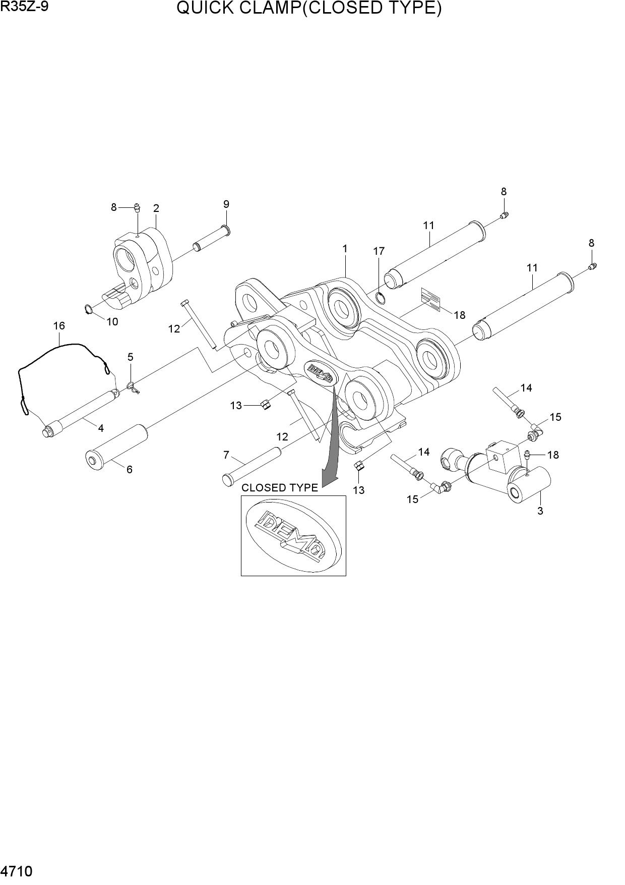 QUICK CLAMP(CLOSED TYPE, -#0400)