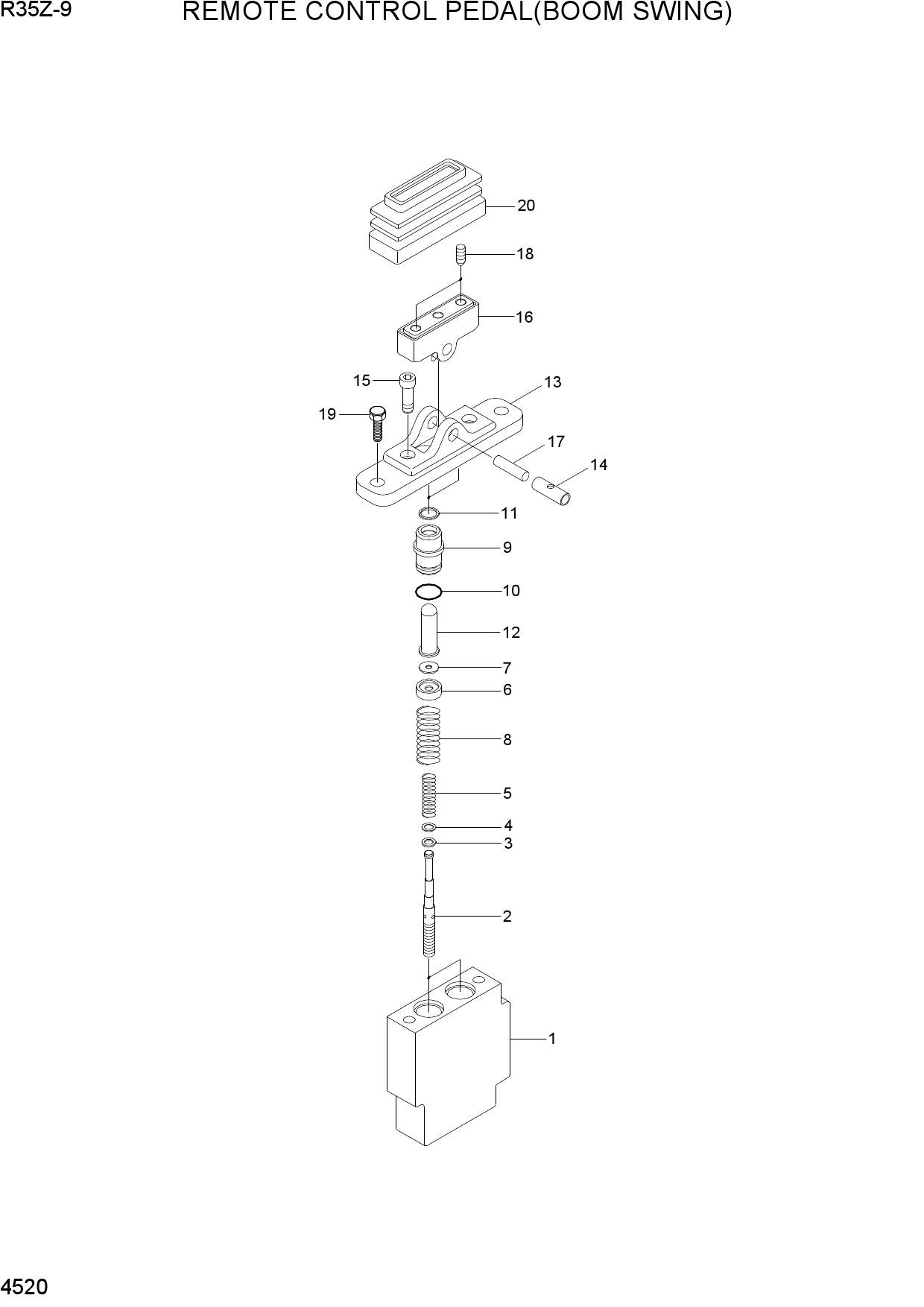 REMOTE CONTROL PEDAL(BOOM SWING)