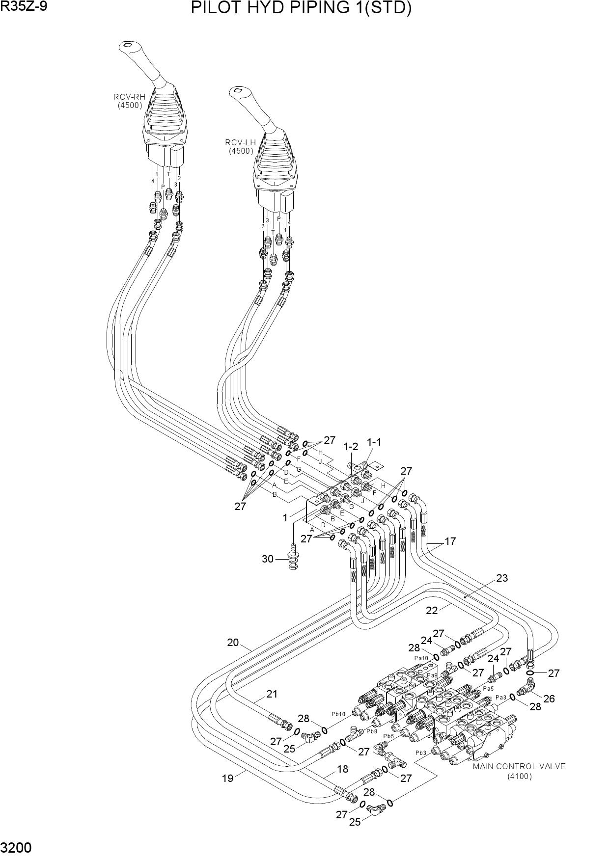PILOT HYD PIPING 1(STD)