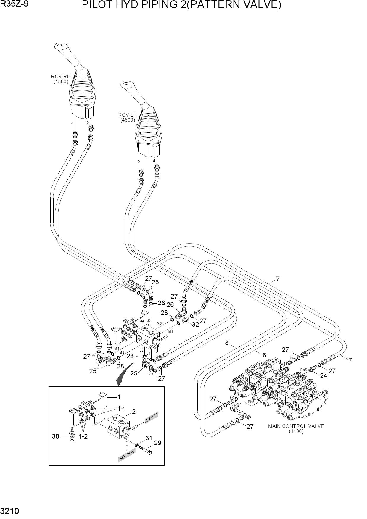 PILOT HYD PIPING 2(PATTERN VALVE)