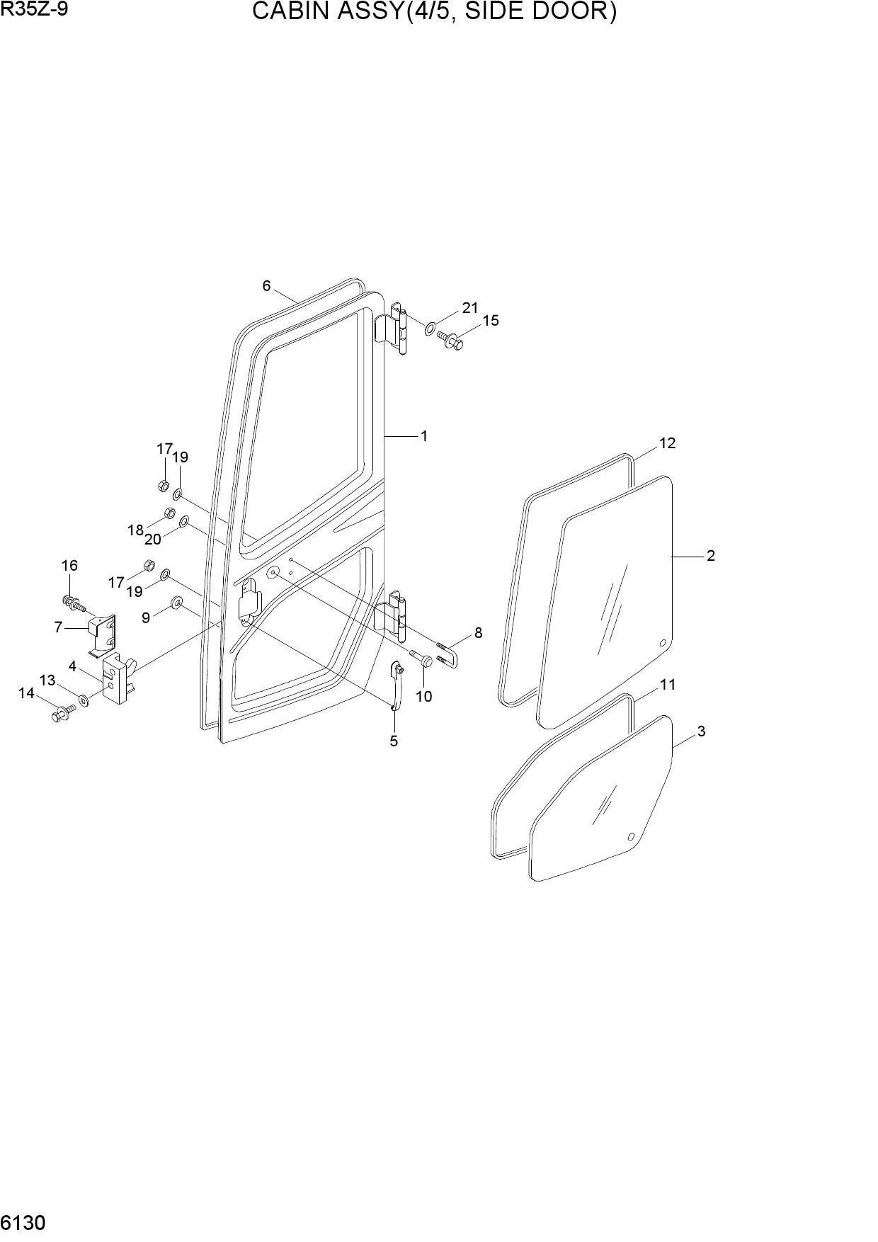 CABIN ASSY(4/5, SIDE DOOR)