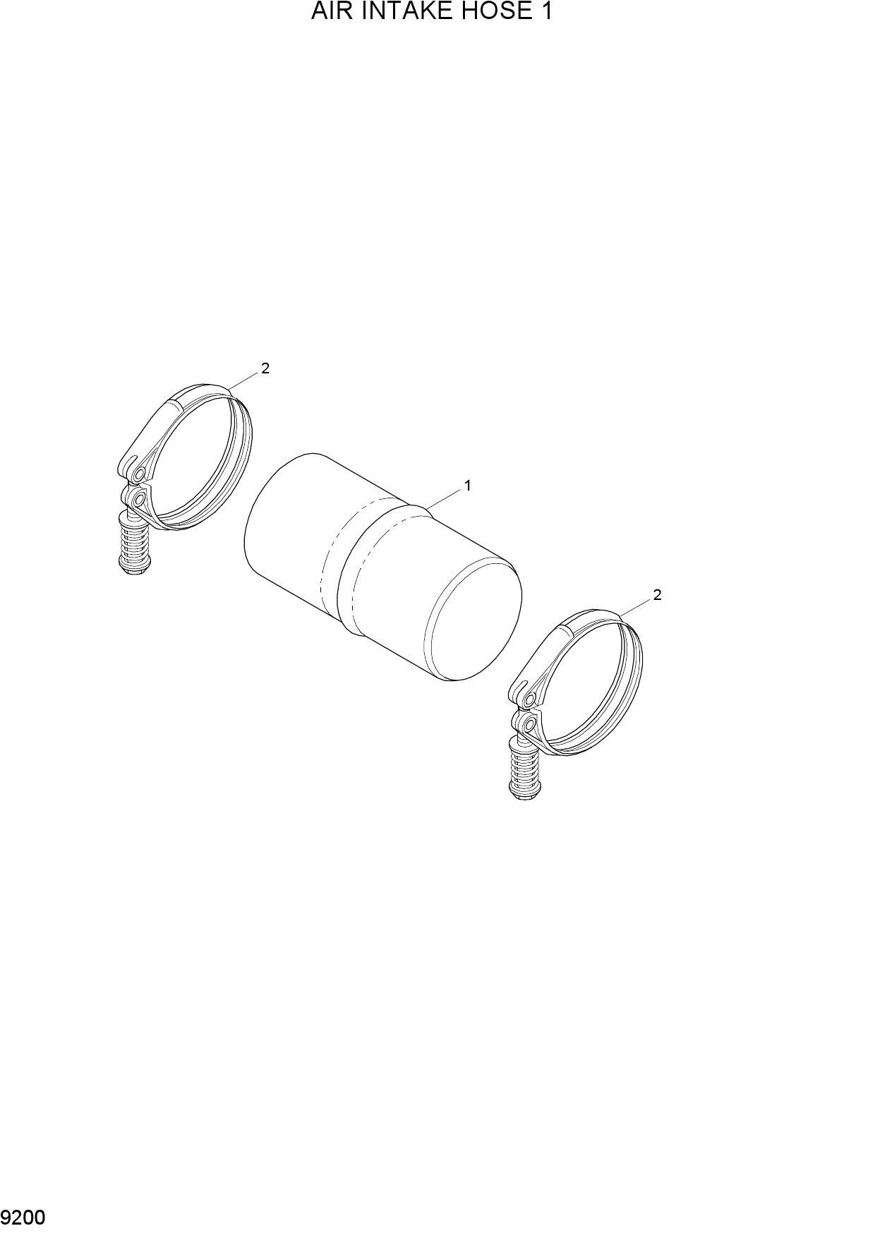 AIR INTAKE HOSE 1