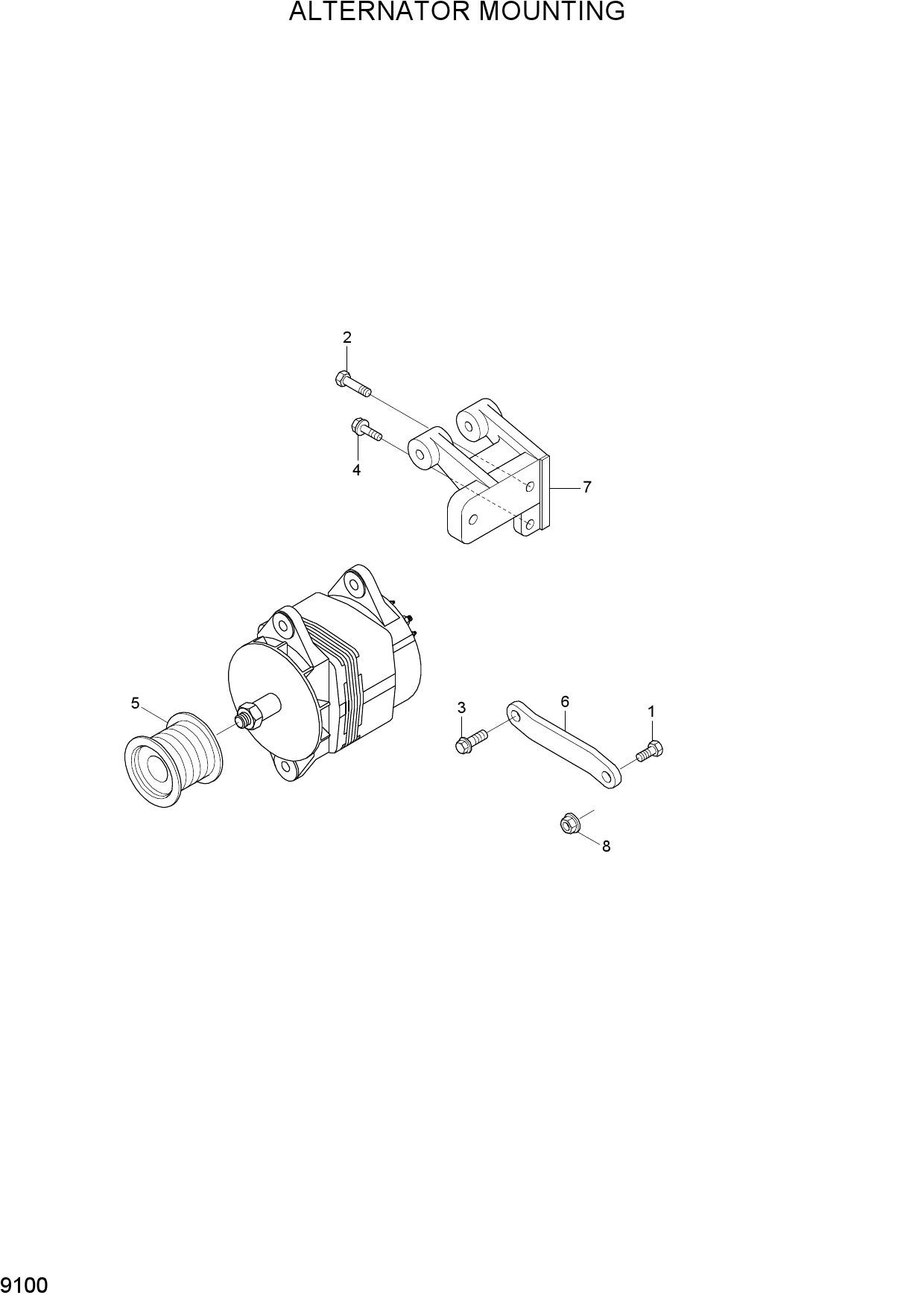 ALTERNATOR MOUNTING