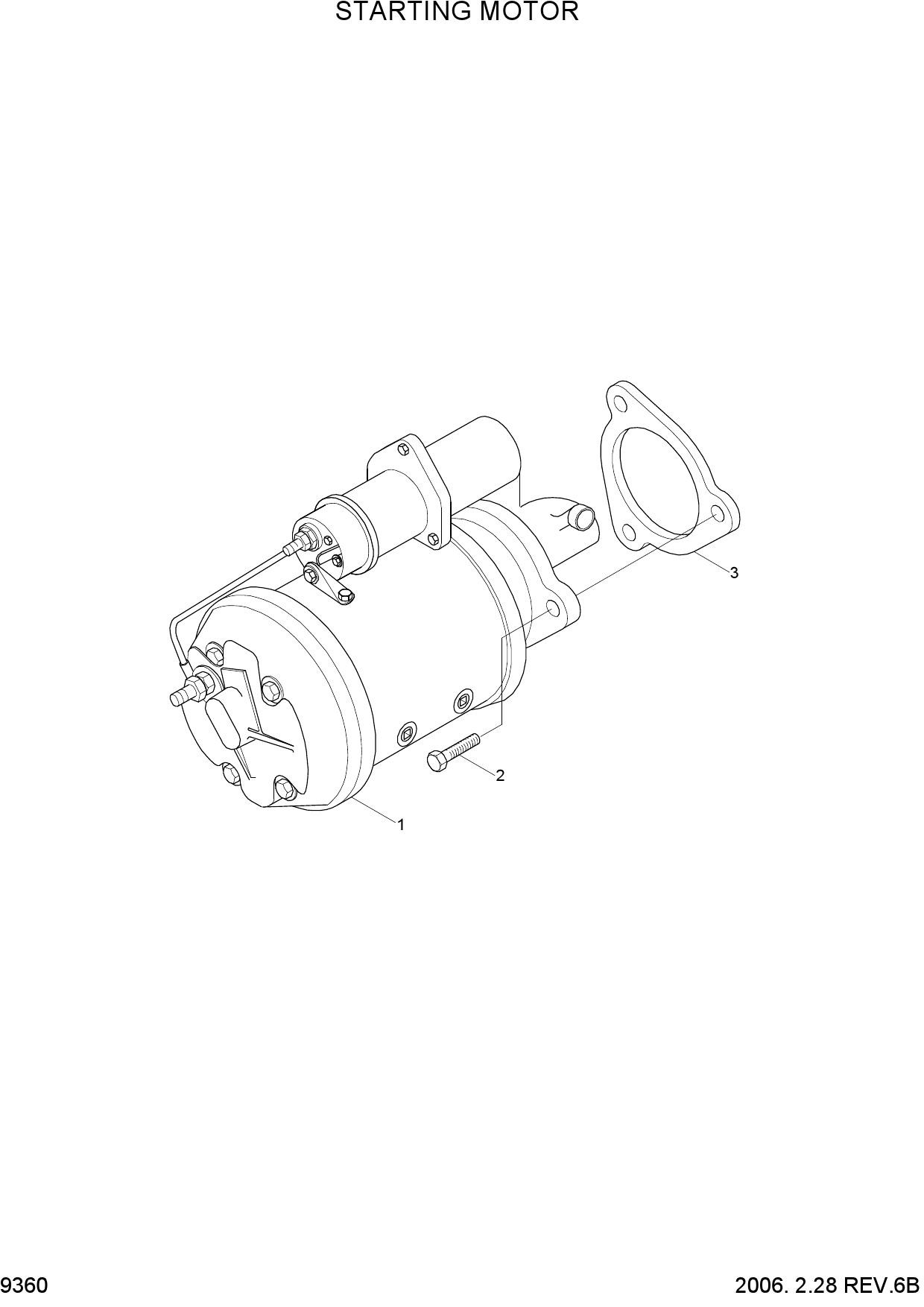 STARTING MOTOR