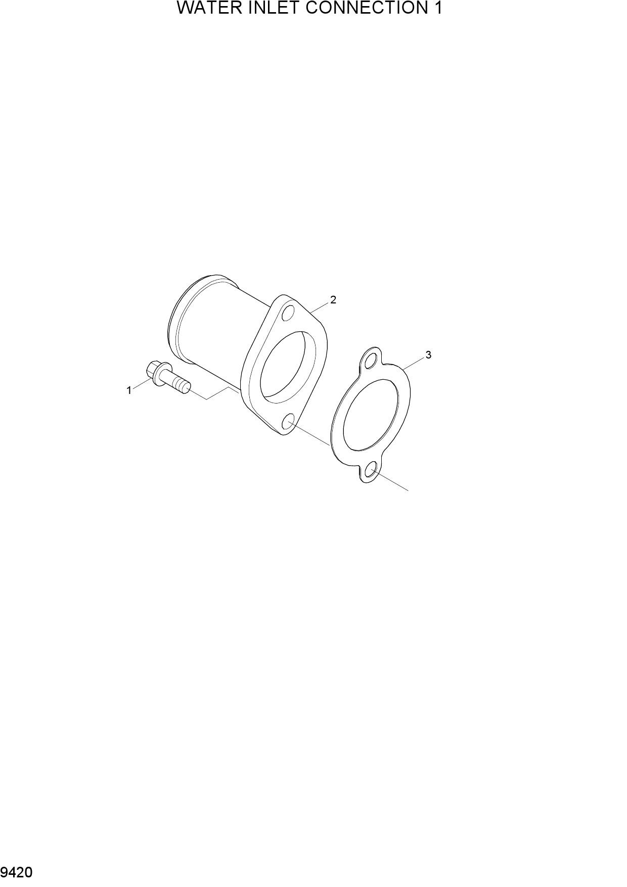 WATER INLET CONNECTION 1