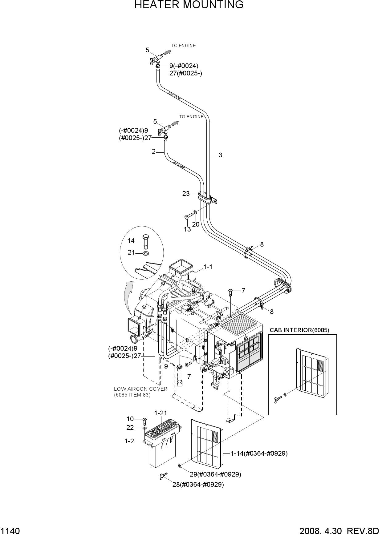 HEATER MOUNTING