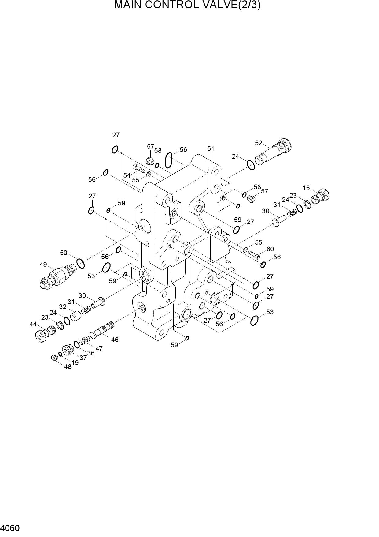 MAIN CONTROL VALVE(2/3)